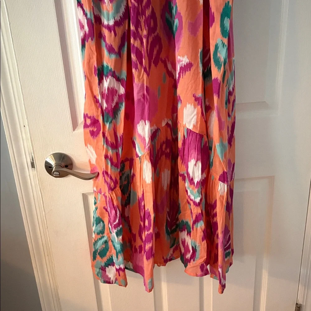 NEW BANJANAN hannah dress in ikat floral spice - Picture 6 of 10